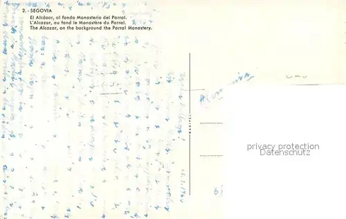 AK / Ansichtskarte Segovia Monasterio dei Parral Segovia