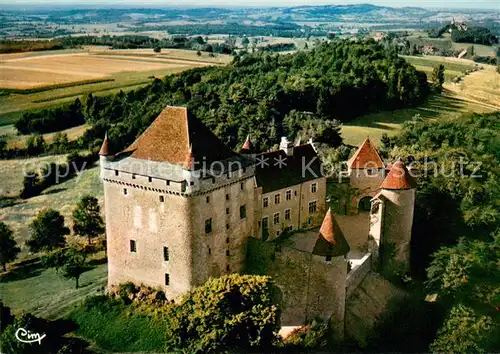 AK / Ansichtskarte Montain_Jura Fliegeraufnahme Chateau Montain Jura