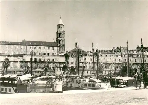 AK / Ansichtskarte Split_Spalato Hafen Split_Spalato