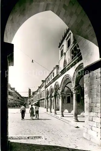 AK / Ansichtskarte Dubrovnik_Ragusa Placa glavna ulica Dubrovnik Ragusa