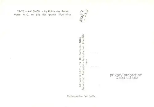 AK / Ansichtskarte Avignon_Vaucluse Palais des Papes Avignon Vaucluse