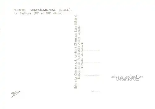 AK / Ansichtskarte Paray le Monial Basilique Paray le Monial