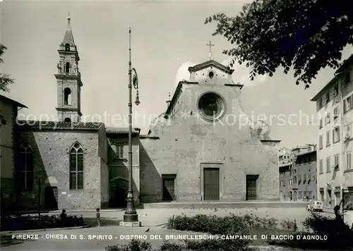 AK / Ansichtskarte Firenze_Florenz Chiesa di S. Spirito  