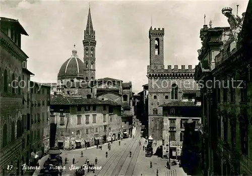 AK / Ansichtskarte Firenze_Florenz Piazza San Firenze 