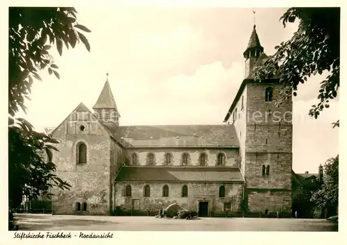 AK / Ansichtskarte Fischbeck_Weser Stiftskirche Fischbeck Weser