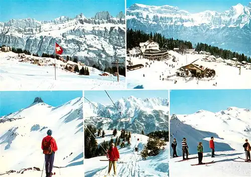 AK / Ansichtskarte Flumserberg_Bergheim Skigebiet St. Galler Oberland Flumserberg Bergheim