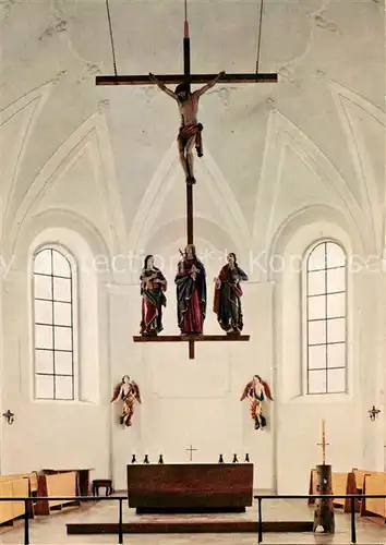 AK / Ansichtskarte Miesbach Pfarrkirche Kreuzgruppe Miesbach
