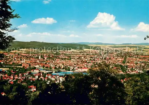 AK / Ansichtskarte Hameln_Weser Blick vom Kl?t Hameln Weser