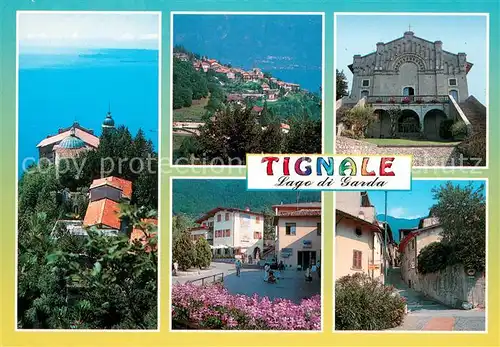 AK / Ansichtskarte Tignale_del_Garda Lago di Garda Teilansichten Tignale_del_Garda