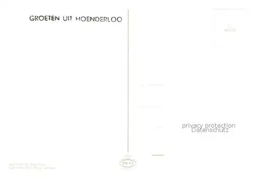 AK / Ansichtskarte Hoenderloo Ortsmotiv Hoenderloo