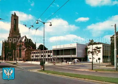 AK / Ansichtskarte Arnhem Stadhuis met Grote Kerk Arnhem