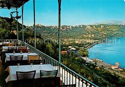 AK / Ansichtskarte Castelgandolfo Panorama sul lago Castelgandolfo