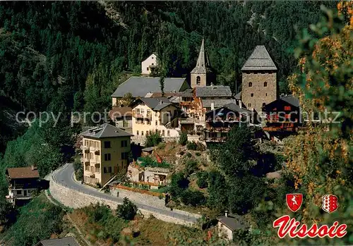 AK / Ansichtskarte Vissoie Schloss Vissoie