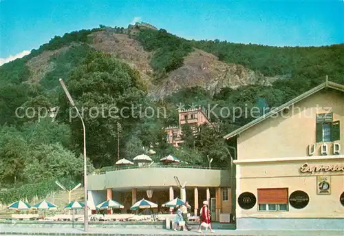 AK / Ansichtskarte Visegrad Var Etterem a Fellegvarral Visegrad