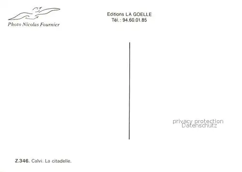 AK / Ansichtskarte Calvi La Citadelle Calvi