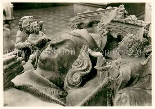 AK / Ansichtskarte Marburg_Lahn Elisabethkirche Landgraf Heinrich Marburg_Lahn