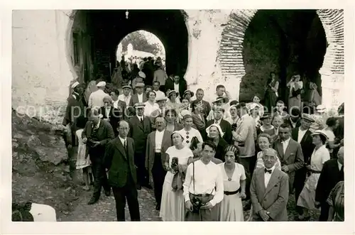 AK / Ansichtskarte Tetuan Gruppenfoto Kreuzfahrt Tetuan