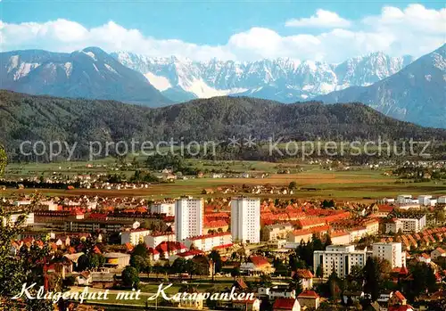 AK / Ansichtskarte Klagenfurt_Woerthersee Fliegeraufnahme Klagenfurt_Woerthersee