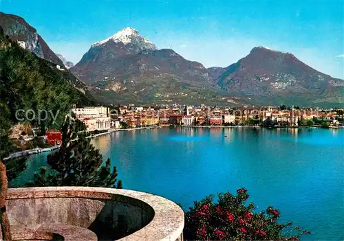 AK / Ansichtskarte Riva_del_Garda Veduta panoramica dalla punta Riva_del_Garda