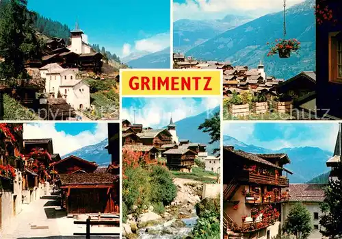 AK / Ansichtskarte Grimentz Ortsansichten Grimentz