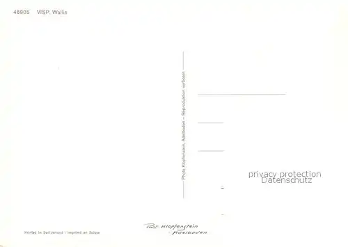 AK / Ansichtskarte Visp Teilansicht Visp