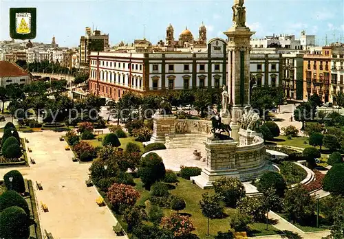 AK / Ansichtskarte Cadiz_Andalucia Plaza de Espana Cadiz Andalucia