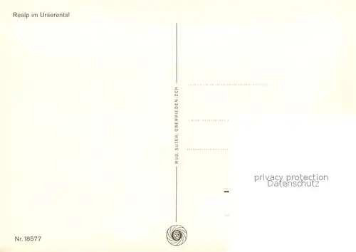 AK / Ansichtskarte Realp im Urserental Realp