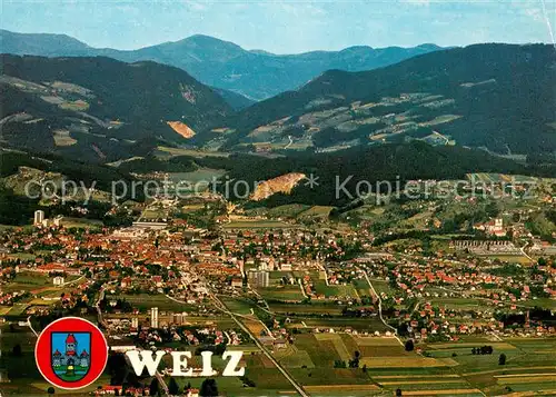 AK / Ansichtskarte Weiz_Steiermark Fliegeraufnahme Weiz_Steiermark