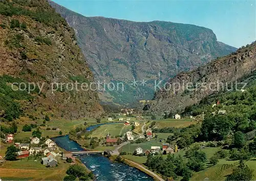 AK / Ansichtskarte Norge_Norwegen Partie fra Flamsbanen Sogn Norge Norwegen