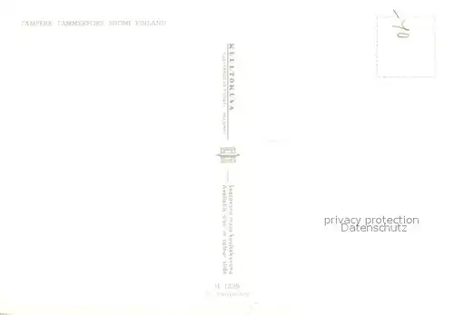 AK / Ansichtskarte Tampere  Tampere