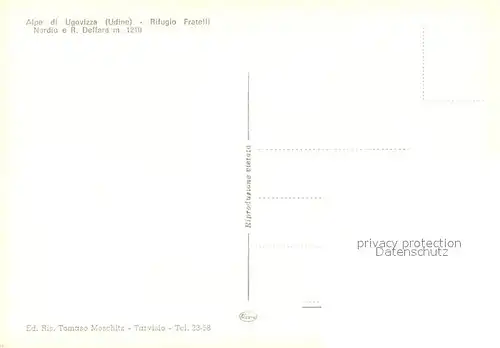 AK / Ansichtskarte Ugovizza Rifugio fratelli Nordio e Riccardo Deffar 