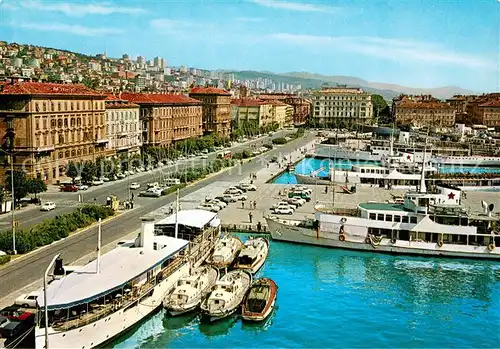 AK / Ansichtskarte Rijeka_Fiume Hafen  Rijeka Fiume