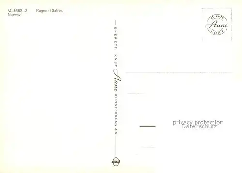 AK / Ansichtskarte Rognan_Saltdal  Rognan Saltdal