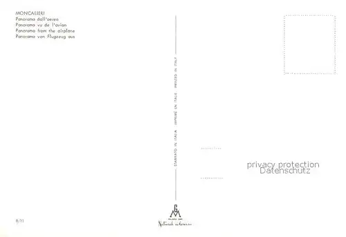 AK / Ansichtskarte Moncalieri Veduta aerea  Moncalieri