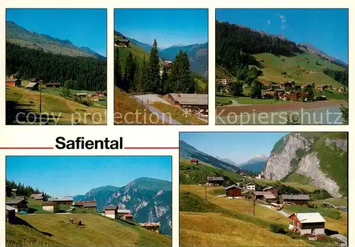 AK / Ansichtskarte Safiental_GR B?ch Zal?n Camanaboden Thalkirch 