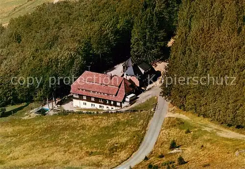 AK / Ansichtskarte Schauinsland Fliegeraufnahme Schullandheim Luginsland Schauinsland