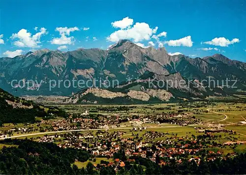 AK / Ansichtskarte Mels und Sargans mit Falknis Alpenpanorama Raetikon Mels