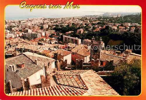 AK / Ansichtskarte Cagnes sur Mer Vue generale au loin les Marina Cagnes sur Mer