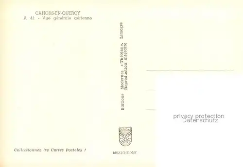 AK / Ansichtskarte Cahors_en_Quercy Vue generale aerienne Cahors_en_Quercy