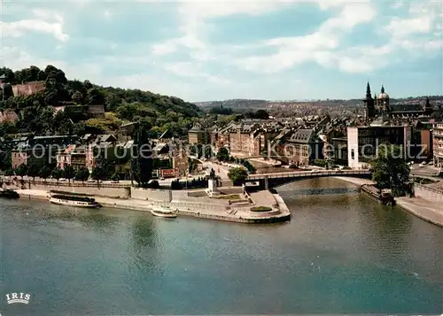 AK / Ansichtskarte Namur_sur_Meuse Confluent Sambre et Meuse Namur_sur_Meuse