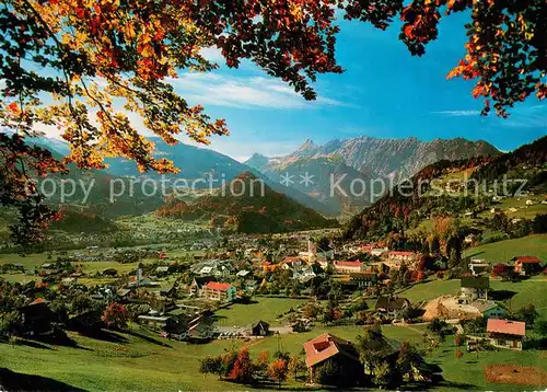 AK / Ansichtskarte Schruns_Vorarlberg Panorama Blick gegen Tschagguns mit Zimba Schruns Vorarlberg
