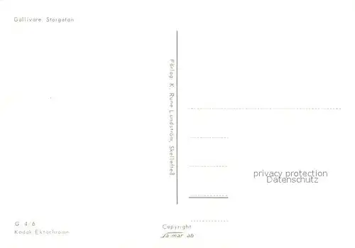 AK / Ansichtskarte Gallivare Storgatan Gallivare