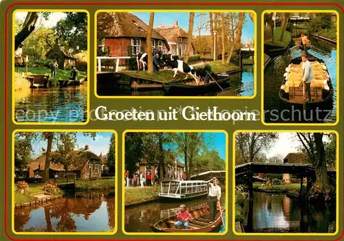 AK / Ansichtskarte Giethoorn Teilansichten Giethoorn