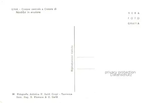 AK / Ansichtskarte Etna_Vulcano Cratere centrale e Cratere di Nord Est in eruzione 