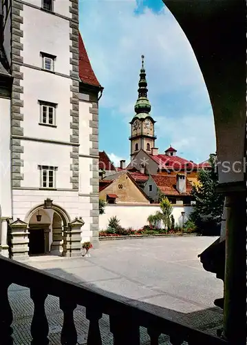 AK / Ansichtskarte Klagenfurt_Woerthersee Stadtpfarrturm Klagenfurt_Woerthersee