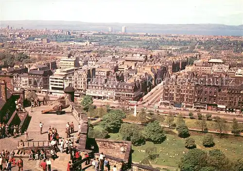 AK / Ansichtskarte Edinburgh from the Castle Remparts Edinburgh