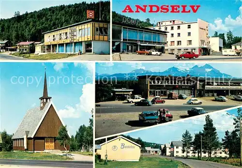 AK / Ansichtskarte Andselv Troms Teilansichten 