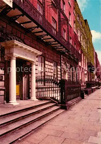 AK / Ansichtskarte Dublin_Ireland Georgian fronts in Merrion Square Dublin_Ireland