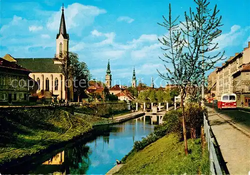 AK / Ansichtskarte Klagenfurt_Woerthersee Villacherstrasse mit Lendkanal Klagenfurt_Woerthersee