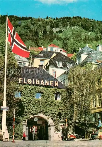 AK / Ansichtskarte Bergen_Norwegen Floibanenstasjonen Bergen Norwegen